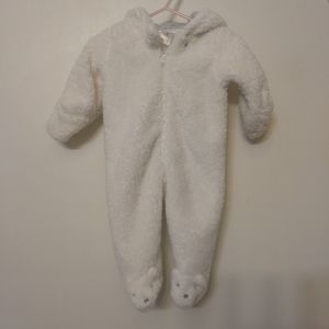 Carter's white footed bodysuit